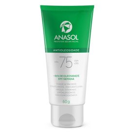 Protetor Solar Facial Fps 75 Antioleosidade Anasol - 60g