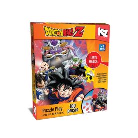 Puzzle Play 100 Peças Lente Mágica Dragon Kz Elka - 1262