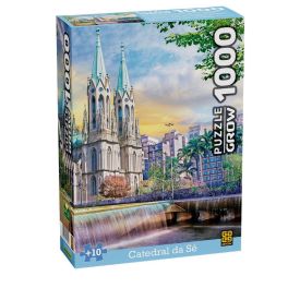 Quebra-Cabeça Catedral da Sé 1000 Peças Grow - 04554