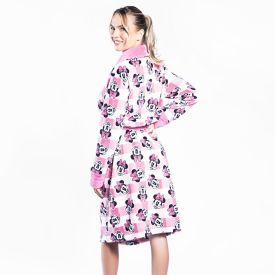 Roupão Adulto Unissex Disney Microfibra G - Minnie Pink 