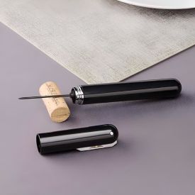 Saca Rolhas Pneumático Top Rio 20,5Cm - Preto
