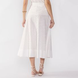 Saia Midi Cl&aacute;ssica Em Laise Patricia Foster