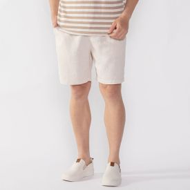 Short Masculino Com El&aacute;stico Linho Thing