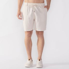 Short Masculino Com El&aacute;stico Linho Thing