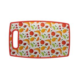 Tábua Para Corte De Plástico Lyor 37 Cm - Frutas Vermelha