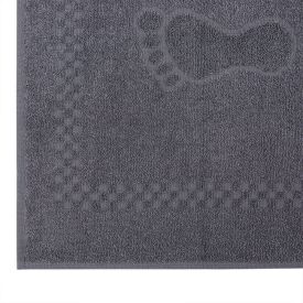 Toalha de Piso Algodão 45X68cm Havan - Cinza Dove
