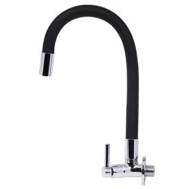 Torneira de Cozinha Flexível Liege Parede - Preto