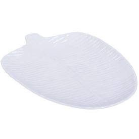 Travessa De Folha 29Cm Solecasa - Branco