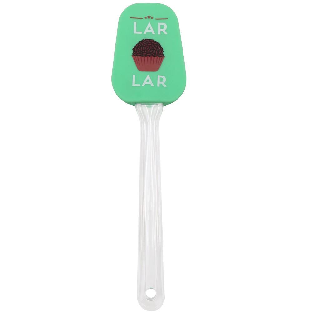 Espatula Silicone Estampada 25Cm - Lar Doce Lar