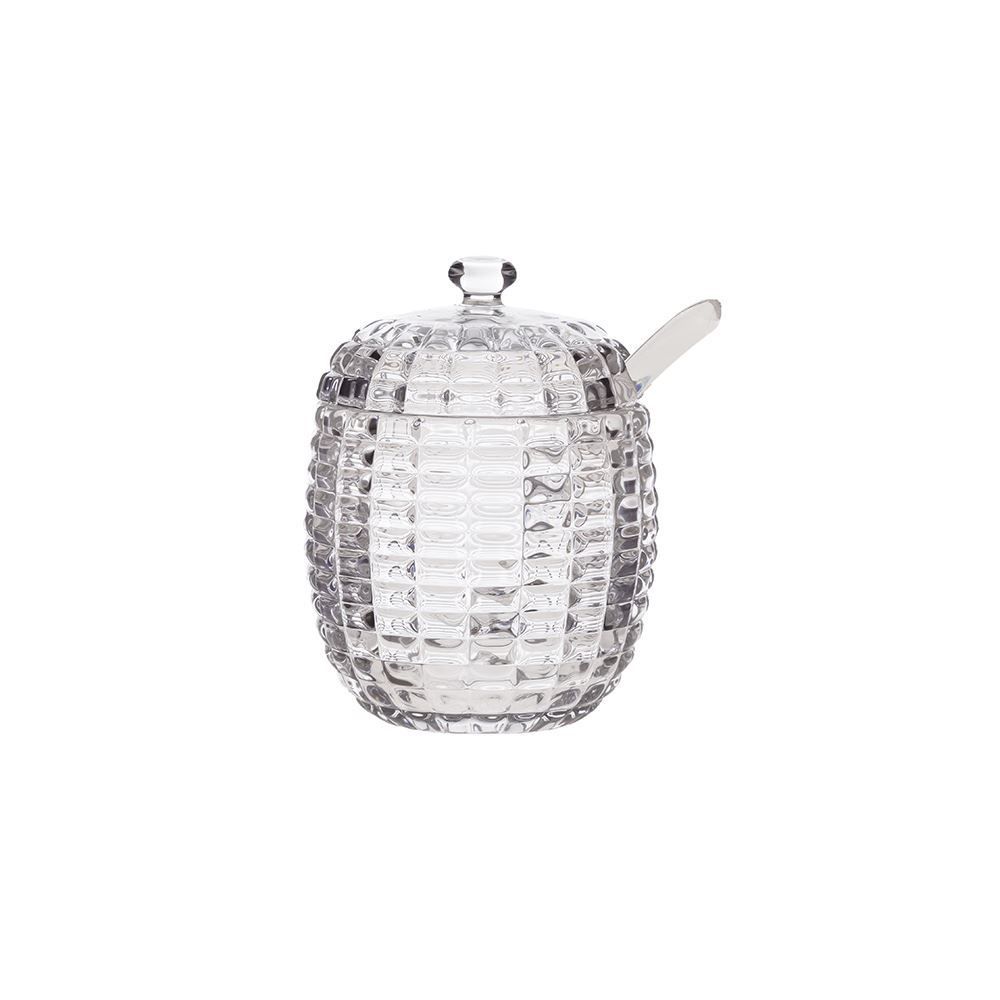 Açucareiro De Cristal Com Tampa Tress Lyor 210 Ml - Transparente