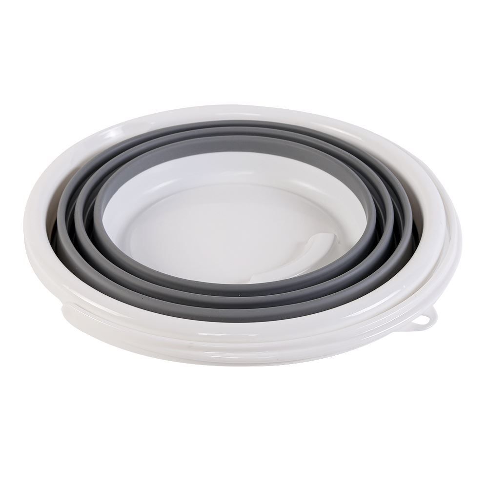 Balde Retratil Camesa 10L - Cinza 