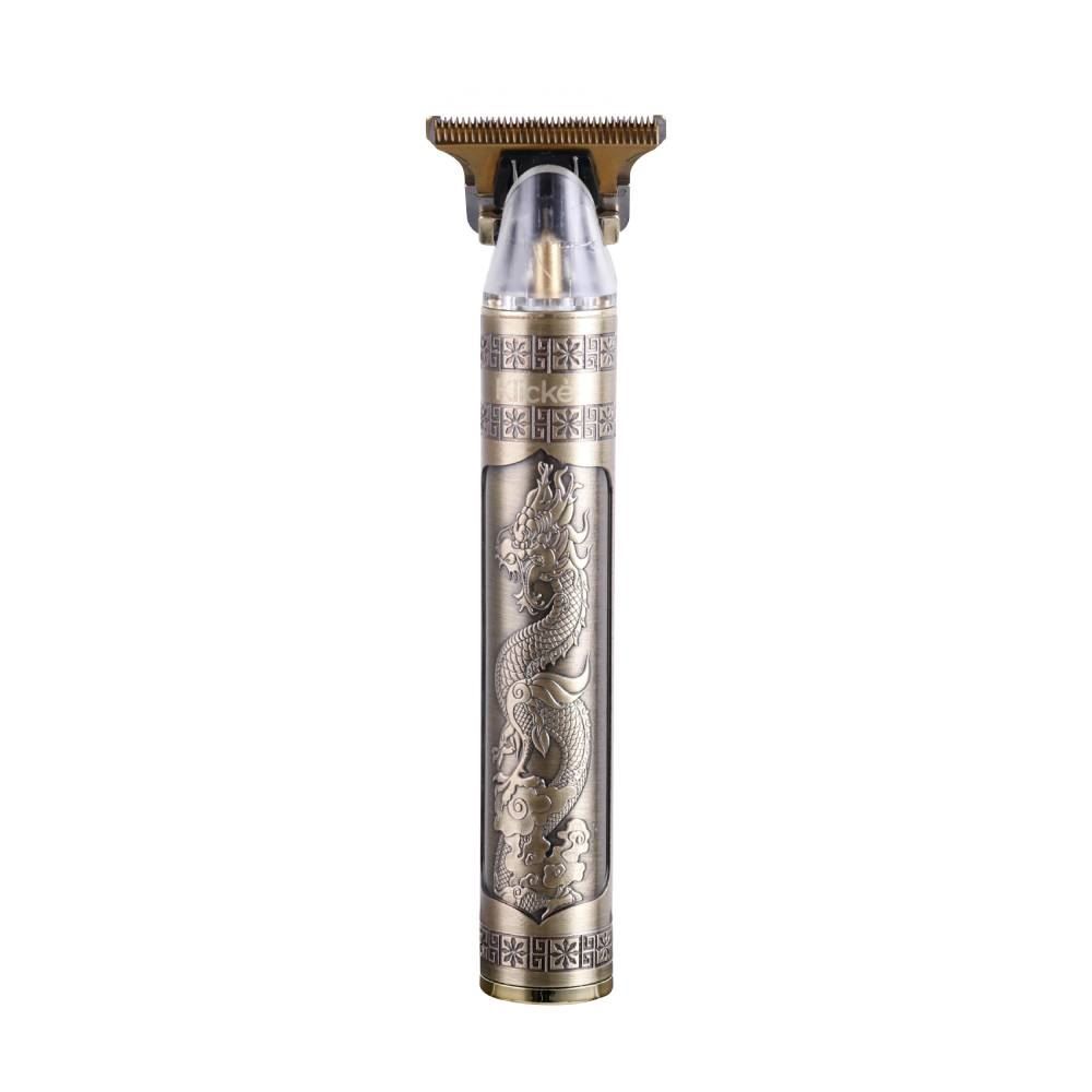 Barbeador Elétrico Klicke Com Capa De Proteção - Dourado