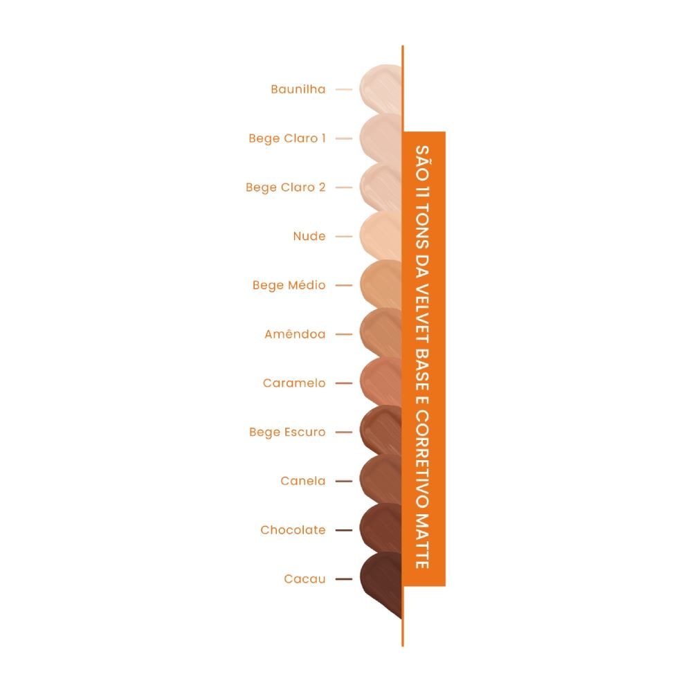 Base e Corretivo Velvet Skin Mari Maria Makeup 25G - Bege Médio