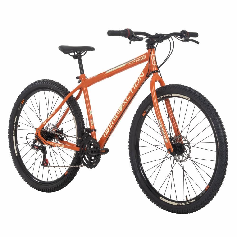 Bicicleta Aro 29 Free Action Flexus 1.5 Mtb 21V Disk-Brake Laranja - LARANJA