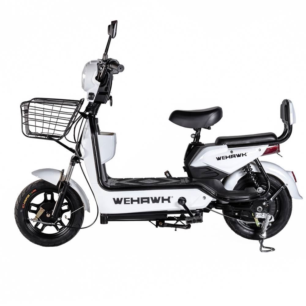 Bicicleta Elétrica Wehawk Basket Wx-03 500W Com Bateria 48V Branca - 189963