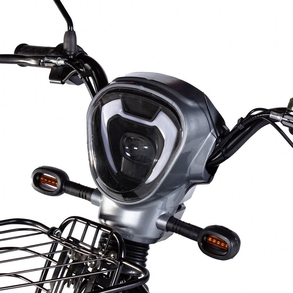 Bicicleta Elétrica Wehawk Basket Wx-03 500W Com Bateria 48V Cinza - 258325