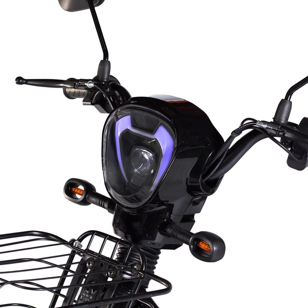 Bicicleta Elétrica Wehawk Basket Wx-03 500W com Bateria 48V Preta - 189964