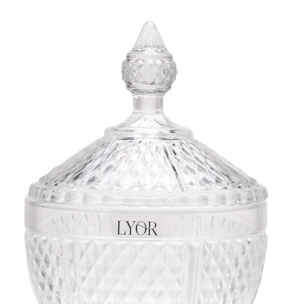Bomboniere Com Pé Bico De Jaca Lyor 15 Cm - Transparente