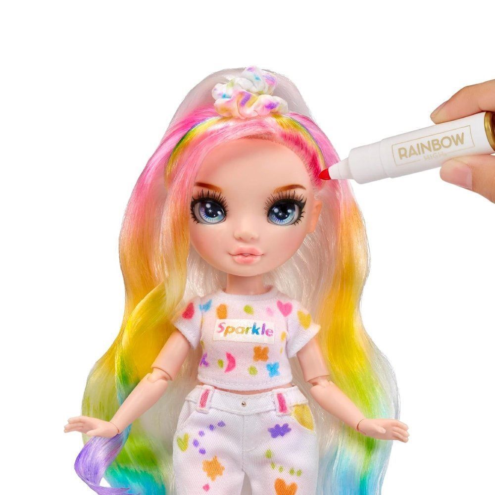 Boneca Rainbow High Color & Create m Brinq - Olhos Azuis 
