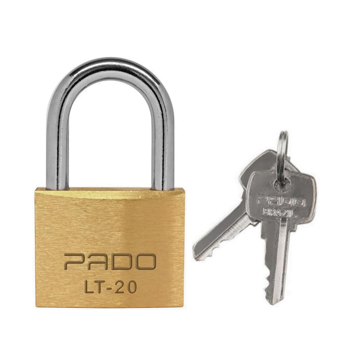 Cadeado Latão 20mm LT-20 Pado - DIVERSOS