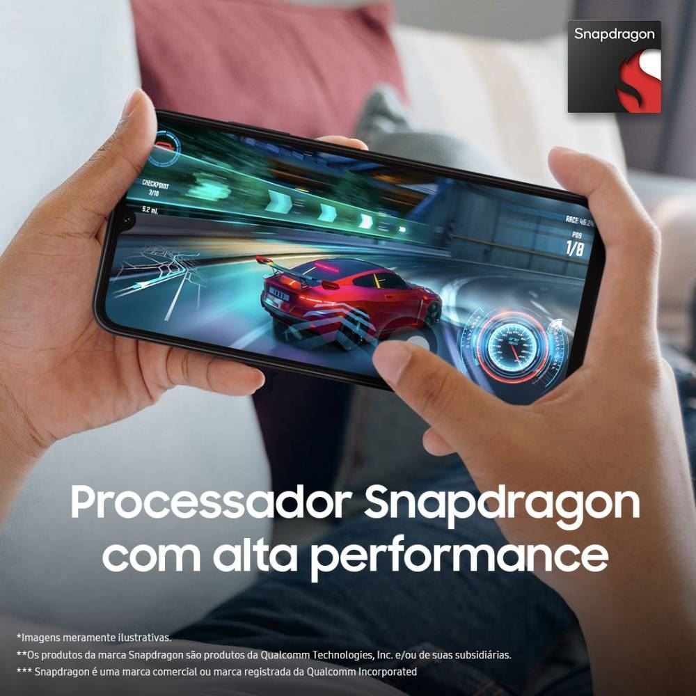 Celular Smartphone Galaxy A05s 4G Octacore 6Gb Ram 128Gb - Preto