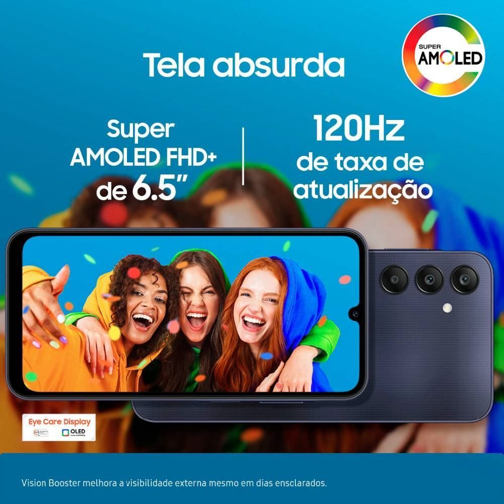 Celular Smartphone Galaxy A25 5G Octacore 8Gb Ram 256Gb - Azul escuro
