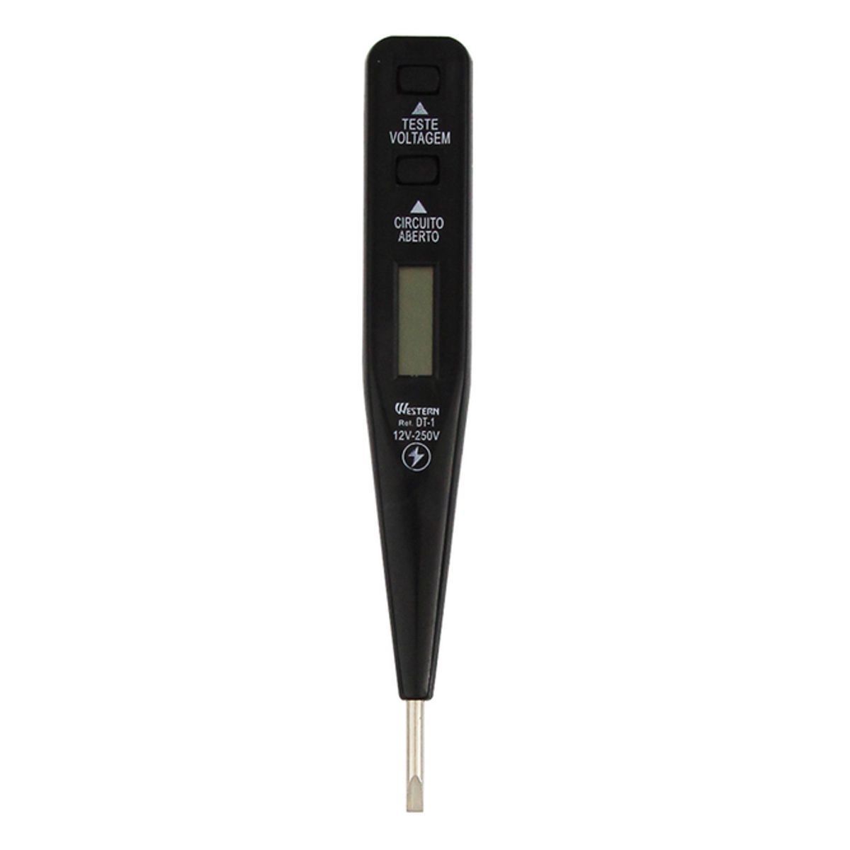 Chave para Teste de Voltagem Digital DT-1 Western - Preto