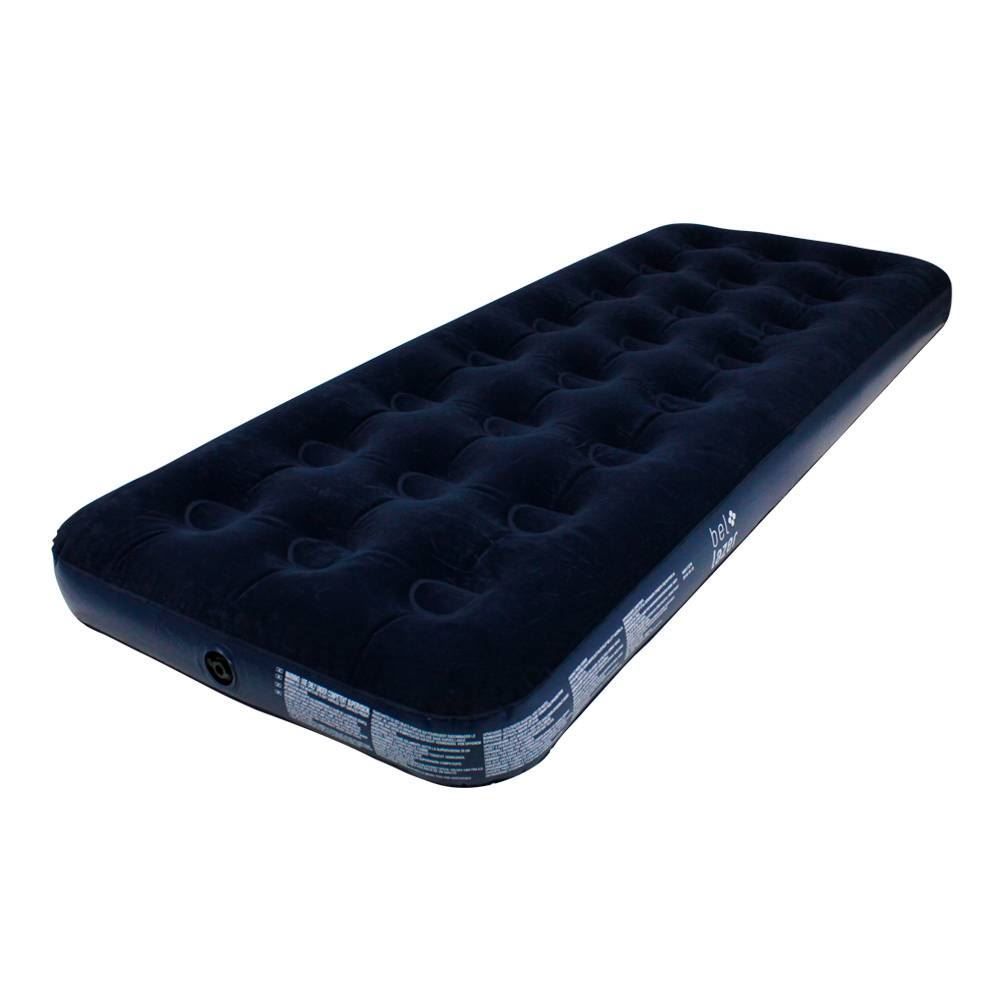Colchão Inflável Solteiro Deluxe Bel Fix - Azul
