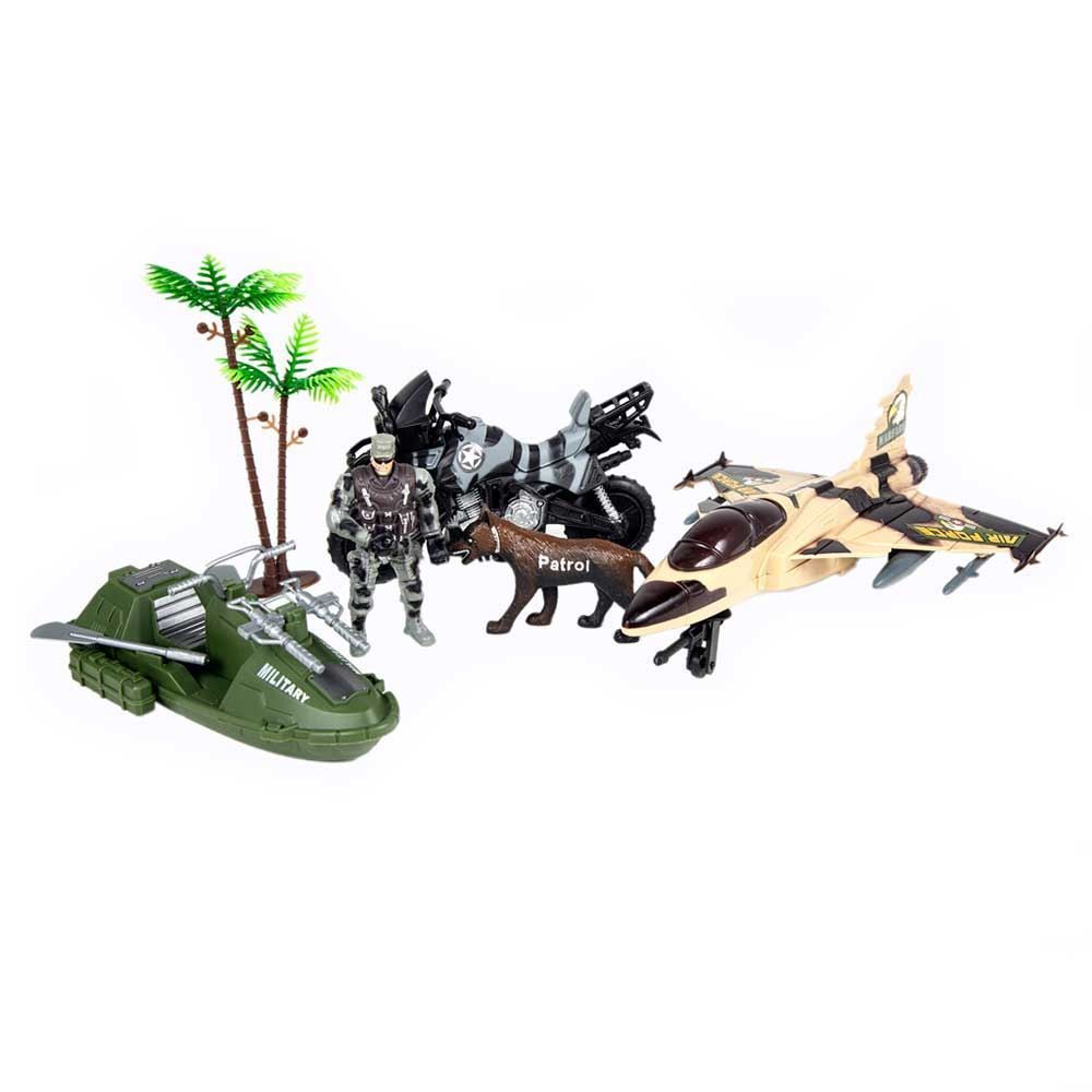 Conjunto Militar Jato E Jetsky Havan Toys - HBR0318