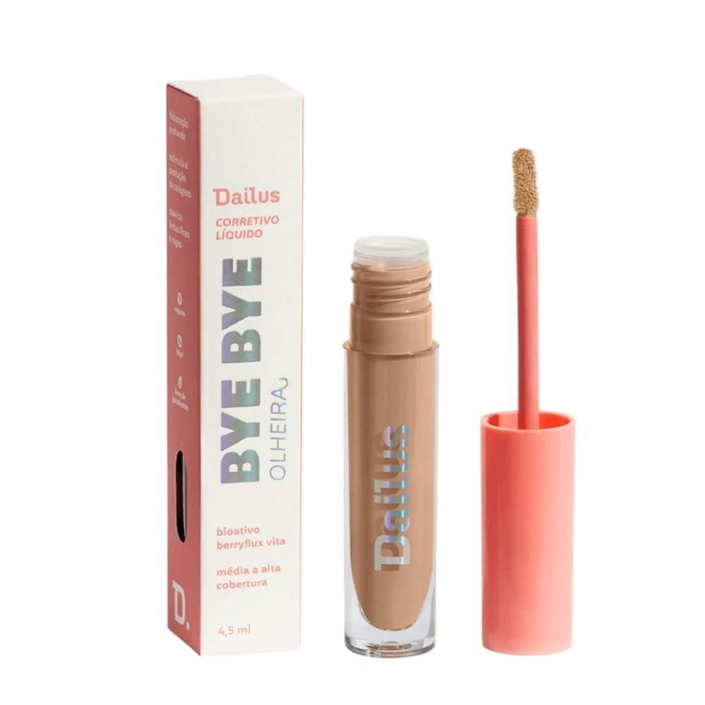 Corretivo Líquido Bye Bye Olheira D5 Médio Dailus - 4,5ml