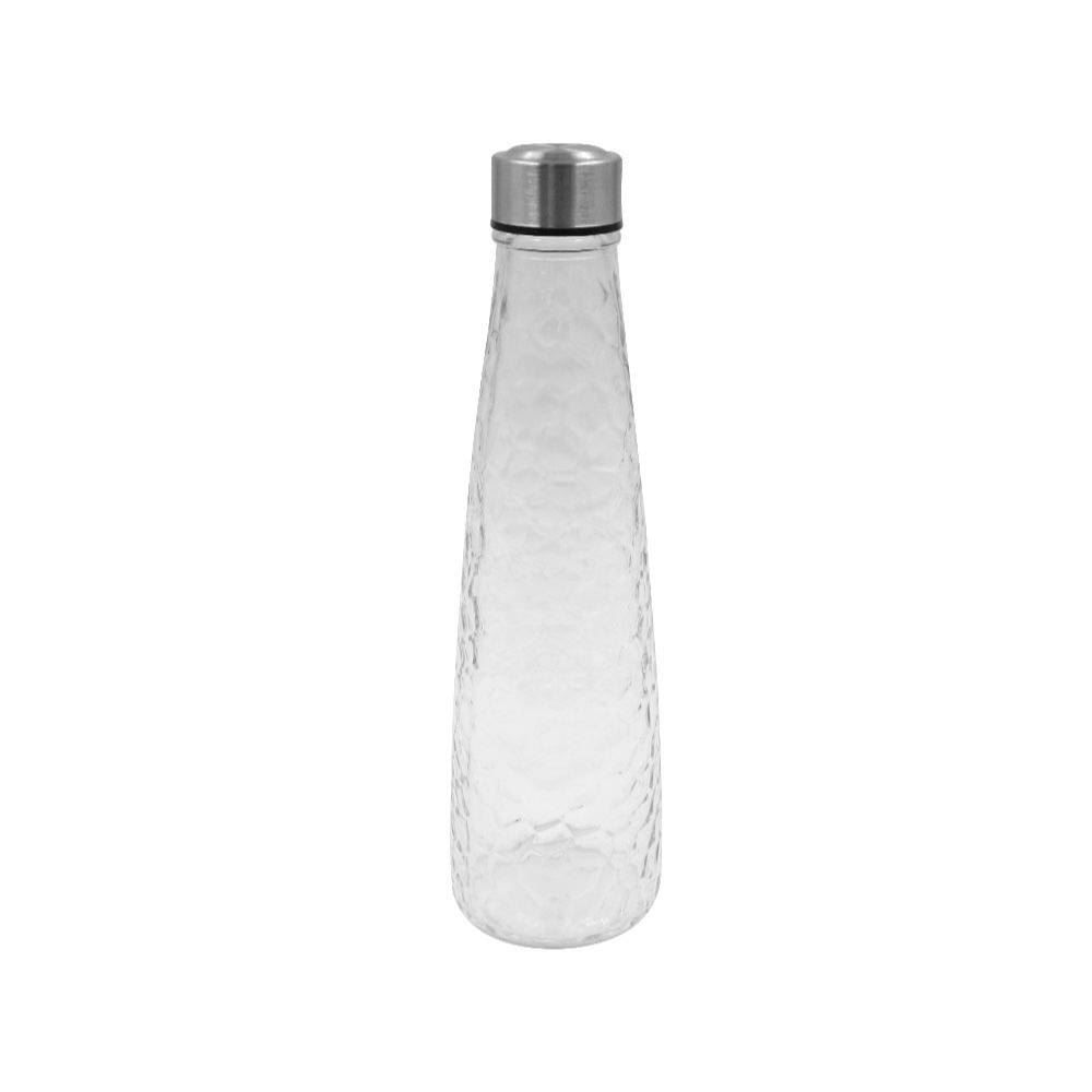 Garrafa De Vidro Relevo Havan Casa 750Ml - Transparente