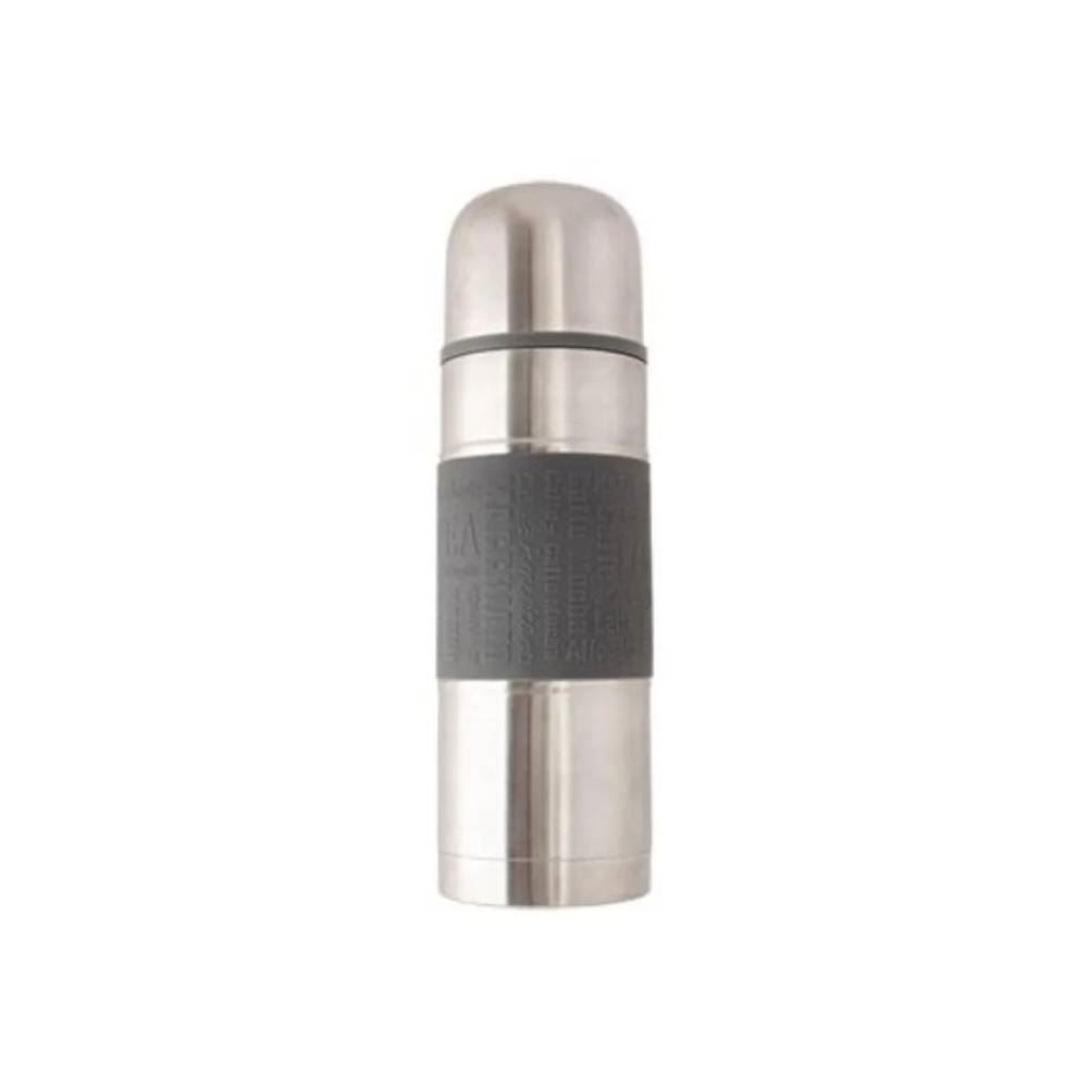 Garrafa Termica Inox Detalhe Em Silicone 350Ml - Moment