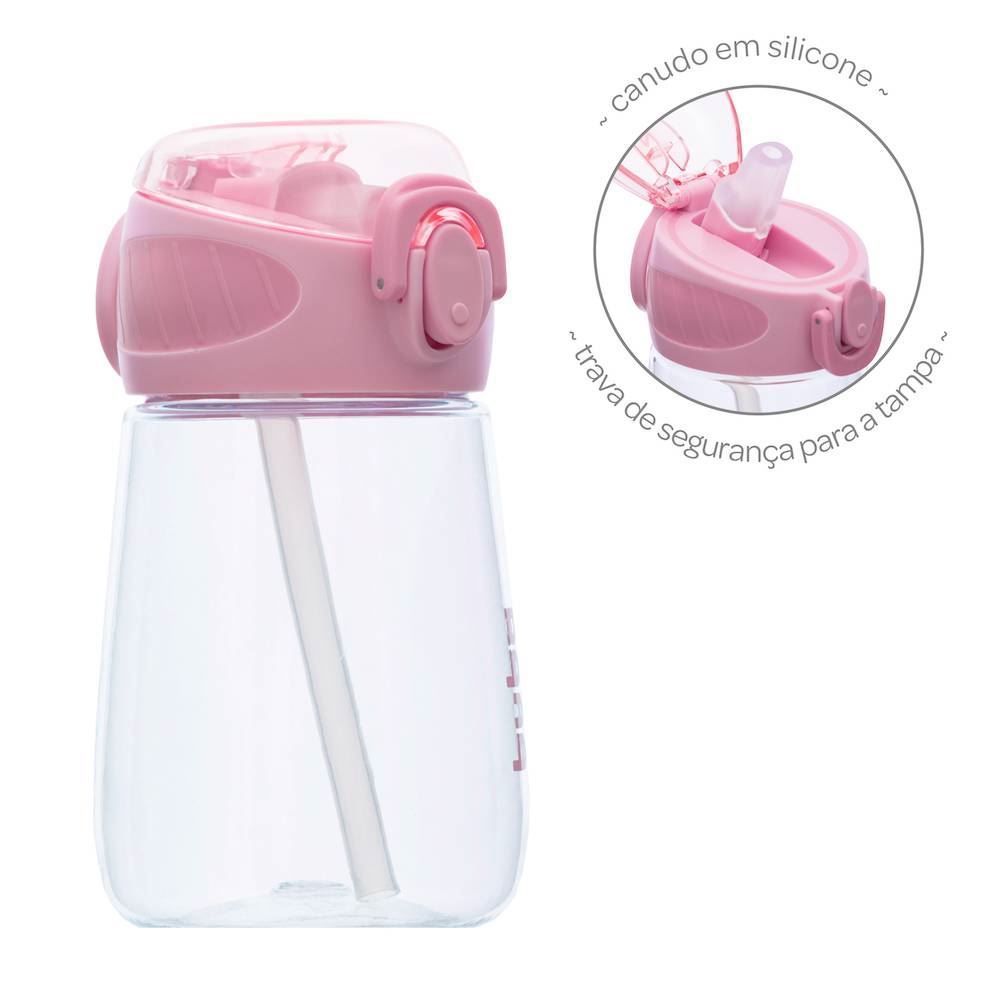 Garrafinha Infantil Tritan Rosa Buba - 18022