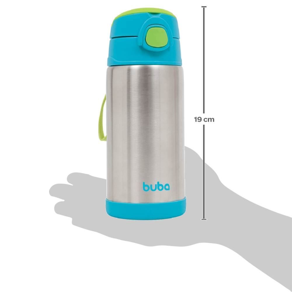 Garrafinha Térmica Parede Dupla Buba - Azul Claro