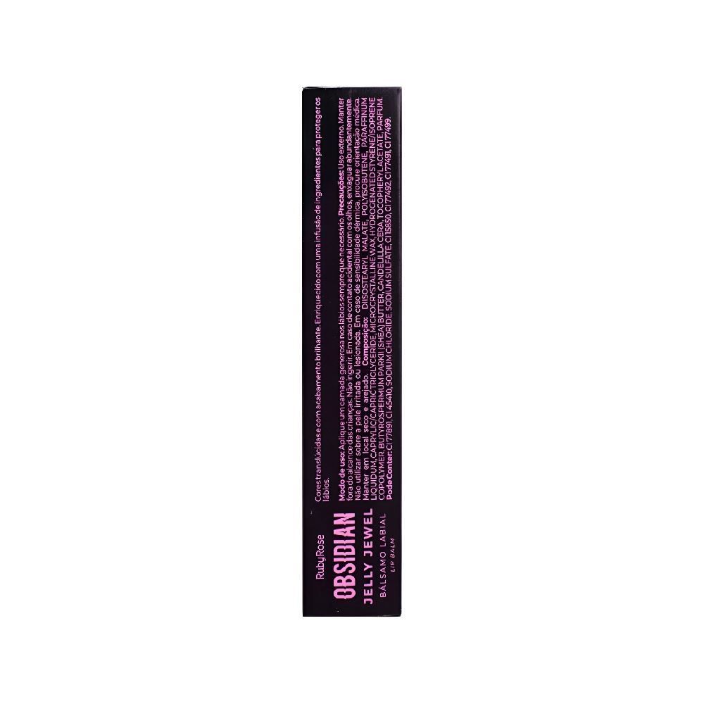 Gloss Labial Jelly Jewel Obsidian Ruby Rose  - 10ml