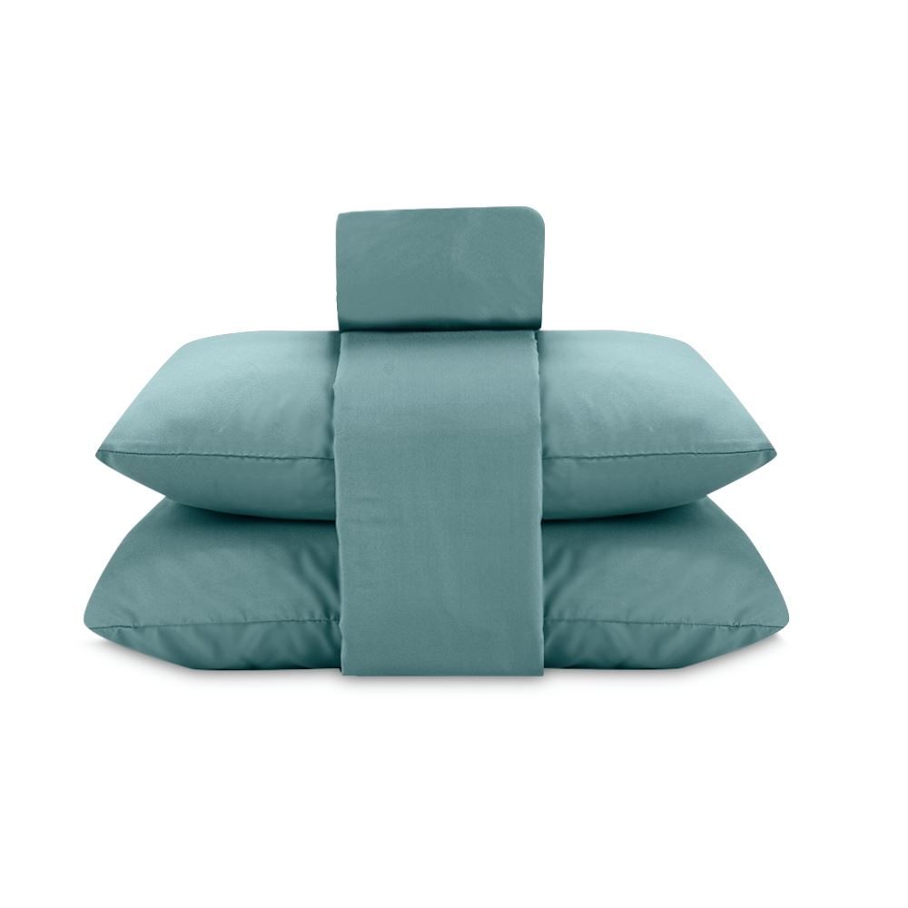 Jogo De Cama King Micropercal Liso Havan Casa 4 Peças - Verde