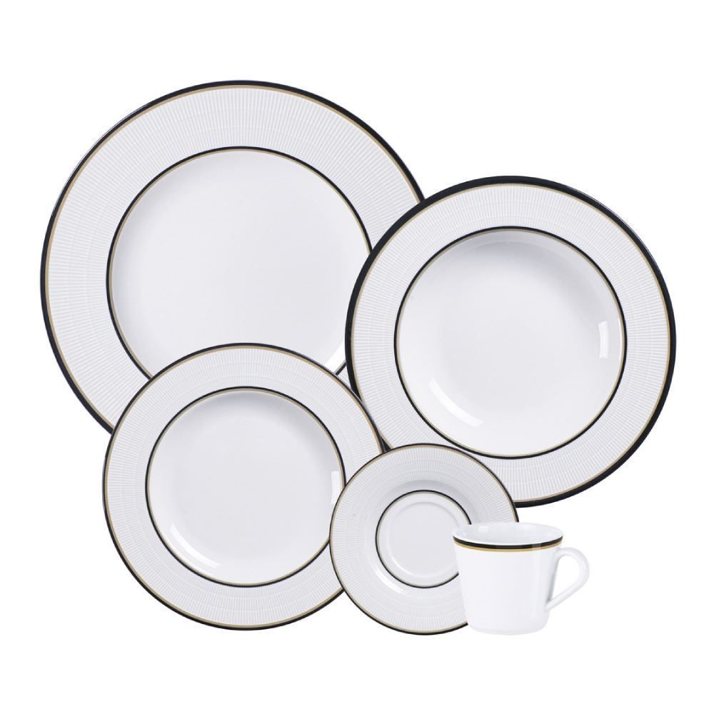 Jogo De Jantar Tramontina Sienna 20 Peças - Porcelana