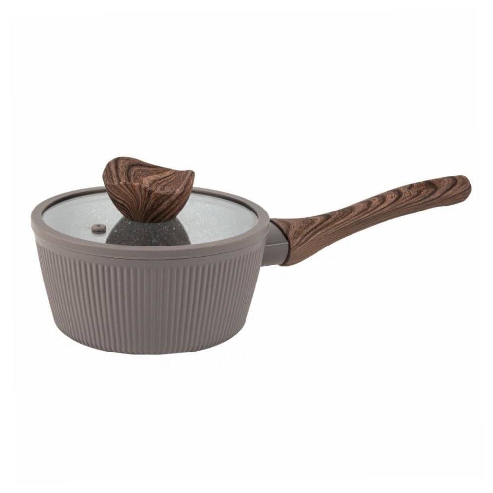 Jogo de Panelas Elegance Indução Havan Casa 5 Peças - Chocolate