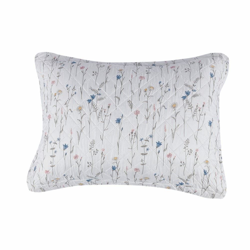 Kit Colcha Casal Versalhes Estampada Havan Casa 3 Peças - Floral Off