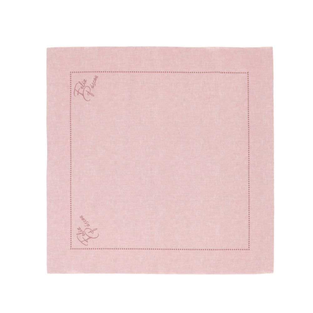 Kit Guardanapo 4 Peças Páscoa - Poa Rosa