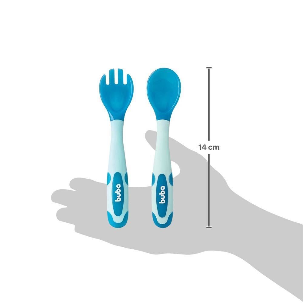 Kit Talheres Termossensíveis Buba - Azul