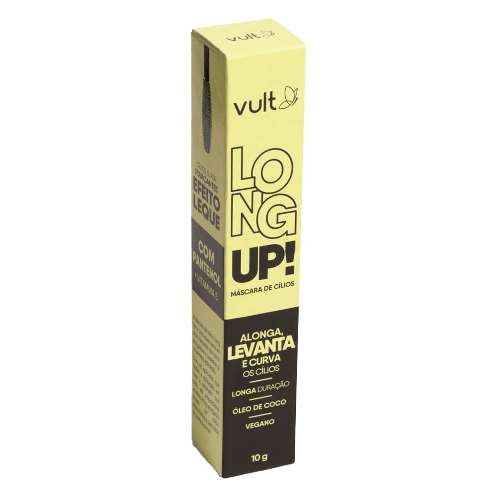 Mascara De Cilios Long Up Preta 10G Vult 