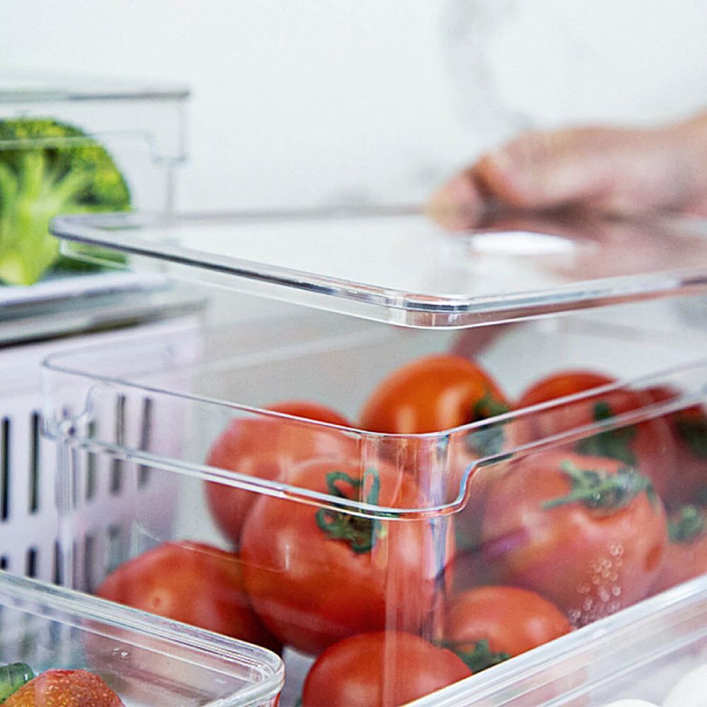 Organizador de Geladeira Martiplast Ou Clear Fresh 5 Litros - Transparente 
