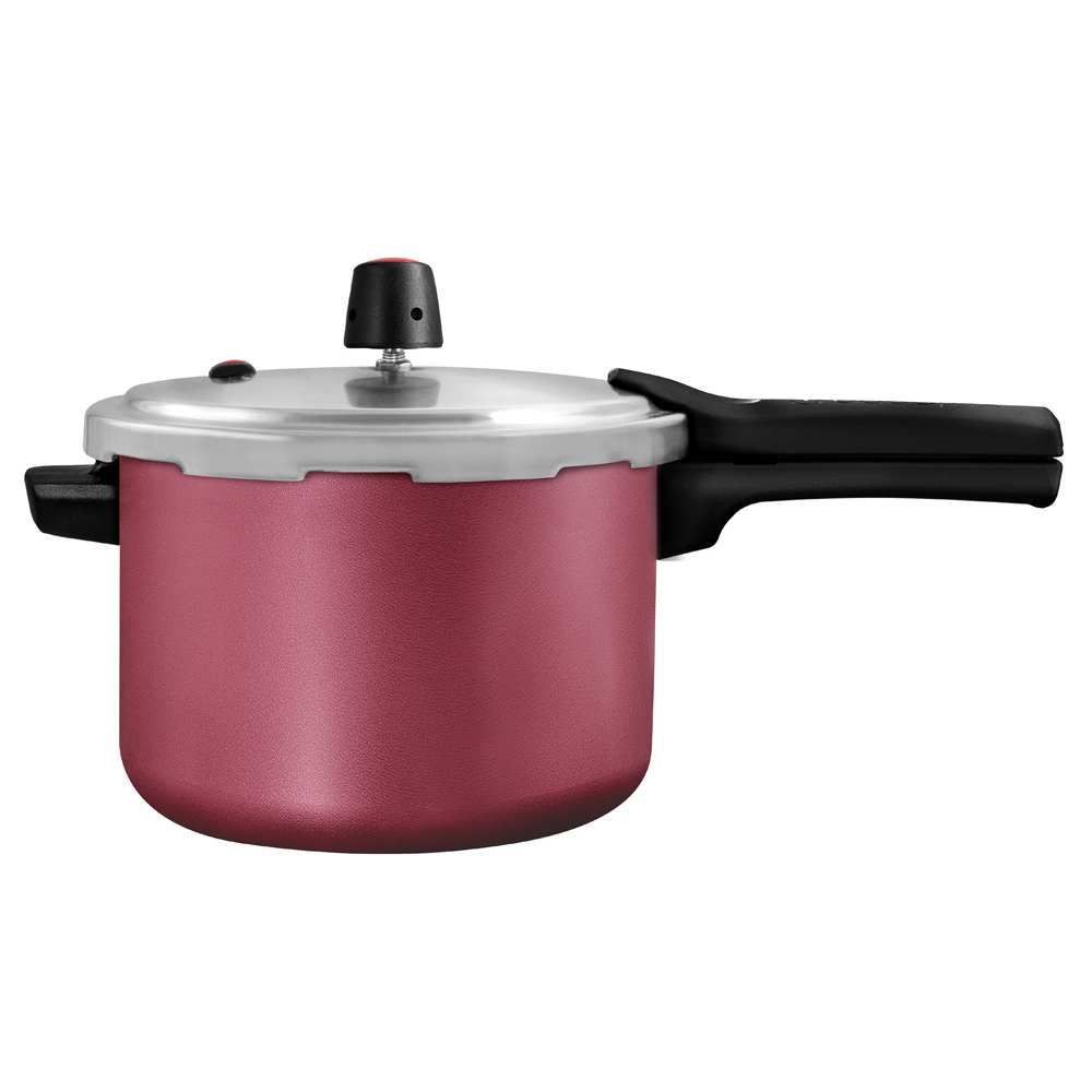 Panela De Pressão Com Fechamento Externo Panelux Cereja - 4,5 Litros
