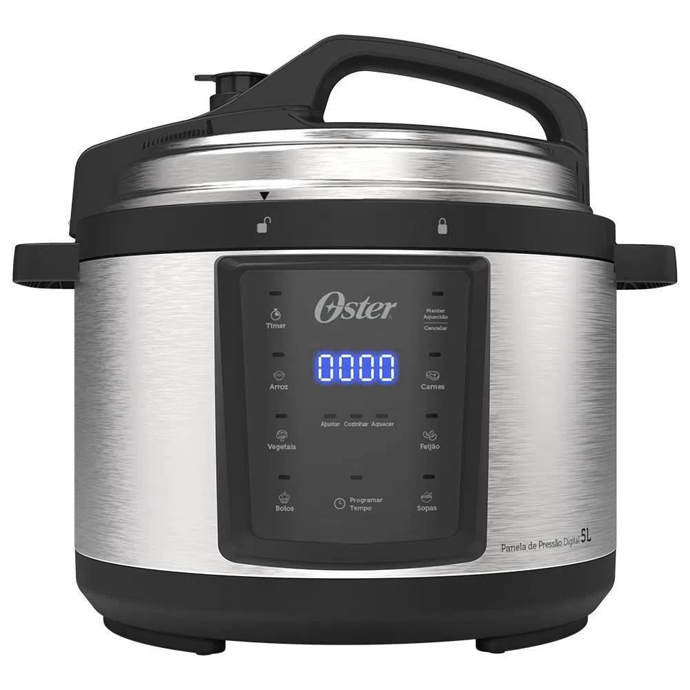 Panela de Pressão Elétrica Oster 5 Litros Digital OPAN920