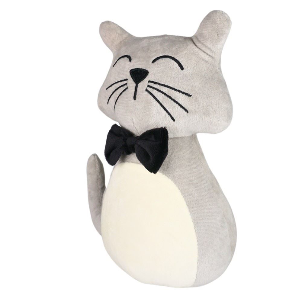 Peso De Porta Decorativo Animais Havan Casa - Gato Cinza