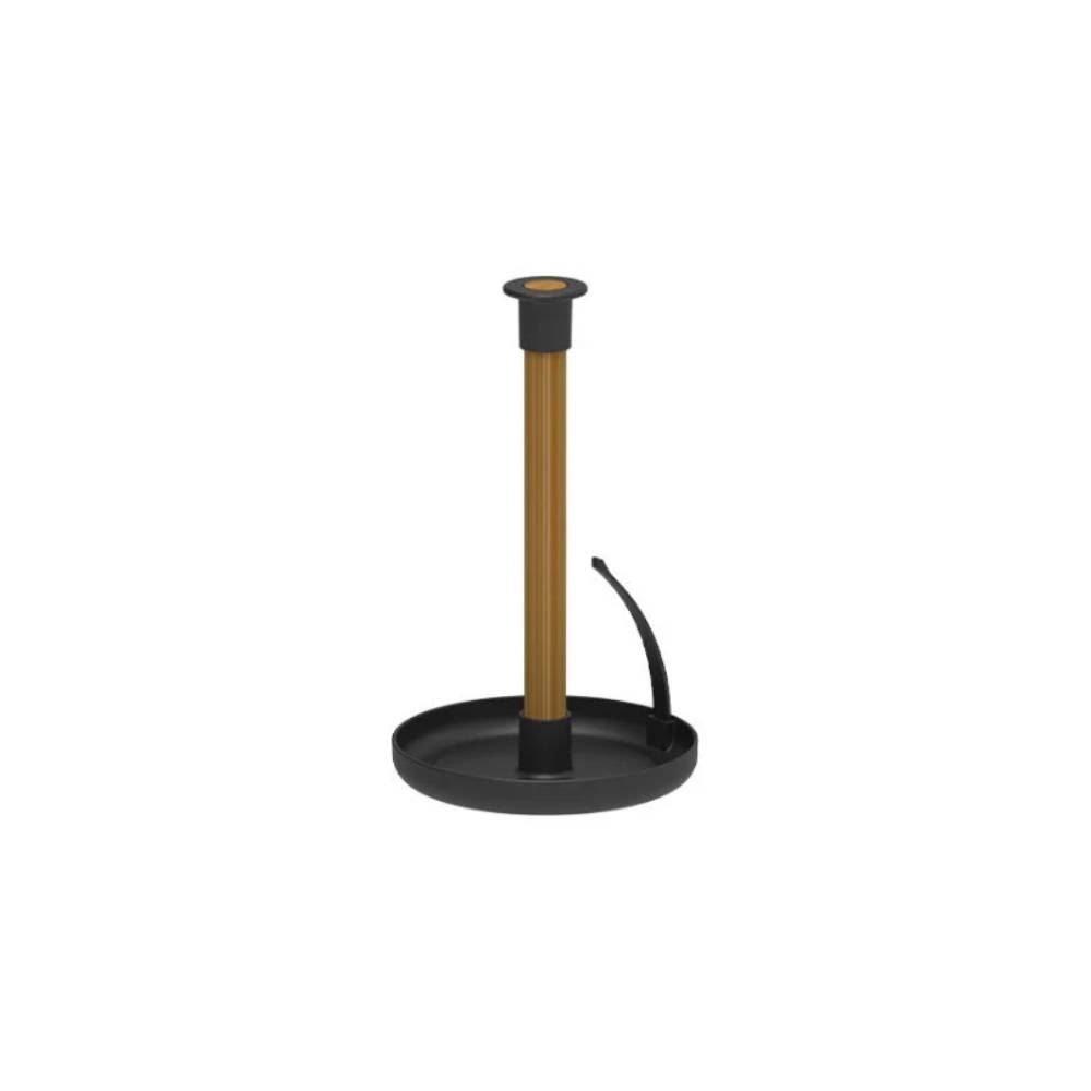 Porta Papel Toalha Lume 14,5Cm Ou - Preto