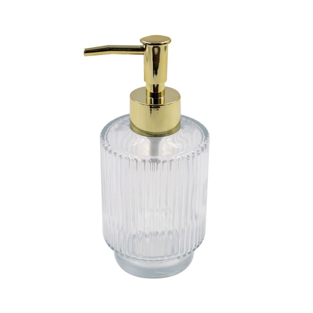 Porta Sabonete Liquido De Vidro Redondo Havan Casa - 310Ml