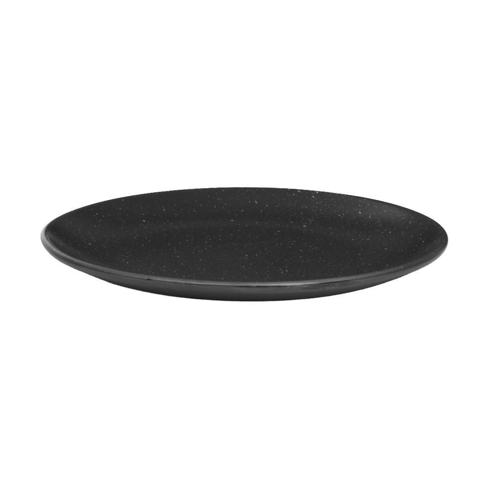 Prato Raso Reativa Dubai Havan Casa 25Cm - Preto 