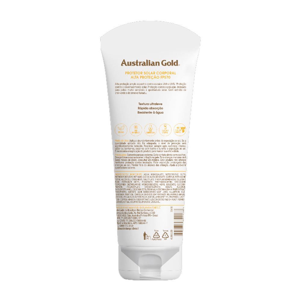 Protetor Corporal Fps 70 Australian Gold - 200g